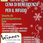 -Mici quest'anno L'Associazione UNA di Foligno, il 1 Dicembre presso il Ristorante Winner , organizza una cena vegetariana di Beneficenza in favore del Gattile   "La Piccola Corte Dei Miracoli".  La quota di partecipazione è di 20 Euro. ✔La parte del ricavato verrà devoluta al Rifugio, servirà per affrontare le spese veterinarie e del cibo per i mici ospiti all'interno del Gattile .  Vi aspettiamo per passare una serata allegra e in compagnia. MENÙ DELLA SERATA: ANTIPASTO  PIZZA  DOLCE  BIBITE INCLUSE   PER PRENOTAZIONI : 349 51 85 656 338 48 07 285 389 69 87 357 331 59 20 421 Chi siamo... Il Gattile è  in via Caracciolo a Foligno, ospita circa 100 gatti  e 1 cane ,  il terreno di 500 mq su cui sorge é stato fornito in comodato d'uso nel 2006 dal Comune.  I vari container, box e casette sono state inserite nei vari anni grazie alle donazione delle persone.  Tutti i costi di mantenimento degli animali e le spese veterinarie sono autofinanziate con i vari eventi organizzati nel corso dell'anno .   La quotidiana cura degli ospiti è affidata ai volontari dell'Associazione.  GRAZIE di cuore ❤ a chi vorrà partecipare permettendoci così di continuare a prenderci cura dei tanti mici.